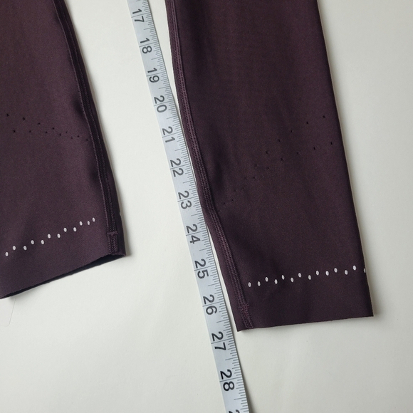 LULULEMON Zoned In Tight Leggings Full Length 2019 Mid Rise Mesh Senseknit 4 - Picture 11 of 12